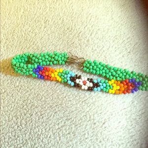 Ceremonial Peyote Stitch Bracelet